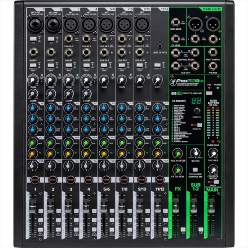 Mackie ProFX12v3 12-канальный аналоговый микшер купить в Москве и